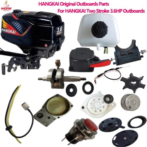 Recambios originales para motor fueraborda HANGKAI 3,6 CV 2 tiempos – Hélice marina, filtro de aire, disco de embrague y bomba de agua