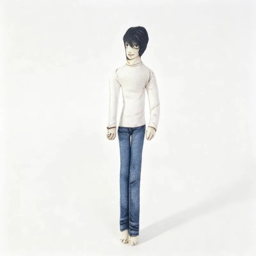 Anime Light Yagami figuur 28 cm, flexibel speelgoed voor kamerdecoratie, verjaardags- en kerstcadeau