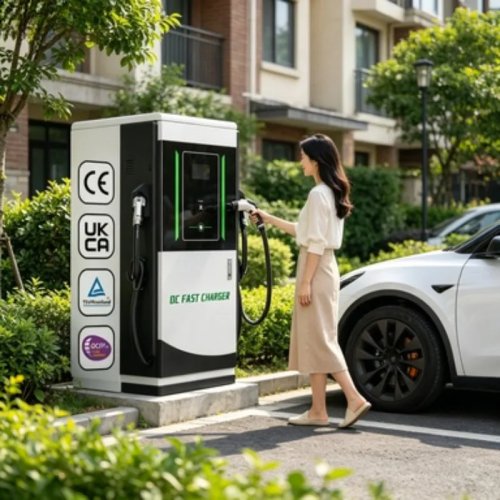 240kW/320kW Dual Gun DC Fast EV Charger – OCPP 2.0, CCS2, CCS1, CHAdeMO – Commercial Charging Station for EV Fleet Depot