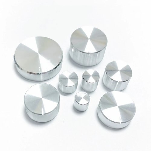 High-End Aluminum Alloy Potentiometer Knob Cap Encoder Volume Control Audio Knob for 6mm D-Shaft