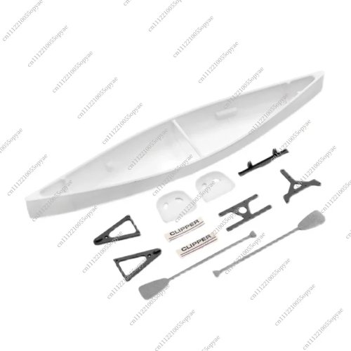 قارب RC بمقياس 1:10 نموذج كاياك كانو محاكاة قارب تجديف ديكور ملحق DIY