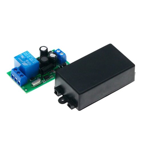 Mô-đun công tắc rơ le điều khiển từ xa không dây RF 315/433MHz, AC 85-220V 10A, 1 kênh, truyền nhận
