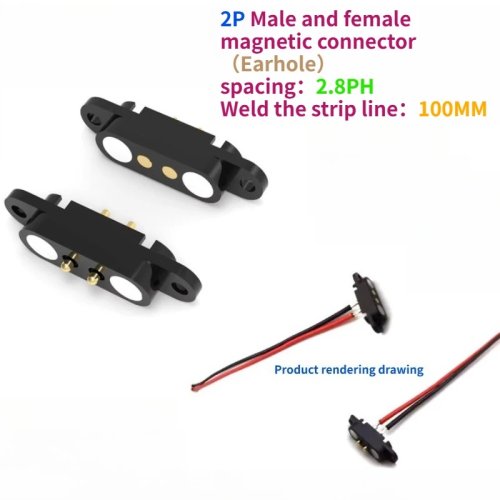 Set connettori magnetici per cavi 1/5 pin, giunzione rapida senza saldatura per componenti elettronici