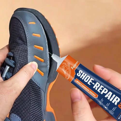 Farienne Adesivo Flessibile per Riparazione Scarpe, Colla Impermeabile per Suole Scollate e Crepe, Risparmia su Scarpe Nuove, 25 ml
