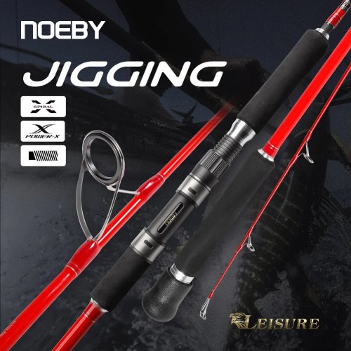 NOEBY OCEAN ジギングロッド 1.83m M/MH ルアー120-500g 2ピース スピニングジギングロッド BlueRunner マグロ 海釣り