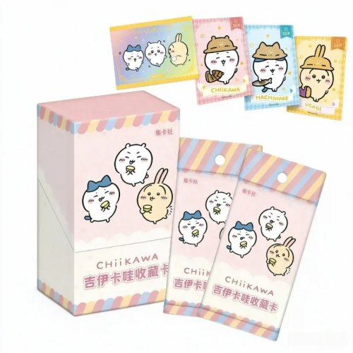 Chiikawa Collection Trading Cards Blind Bag Hachiware Usagi Kawaii Anime Collectible Card Game Memorabilia Surprise Gift for Fans