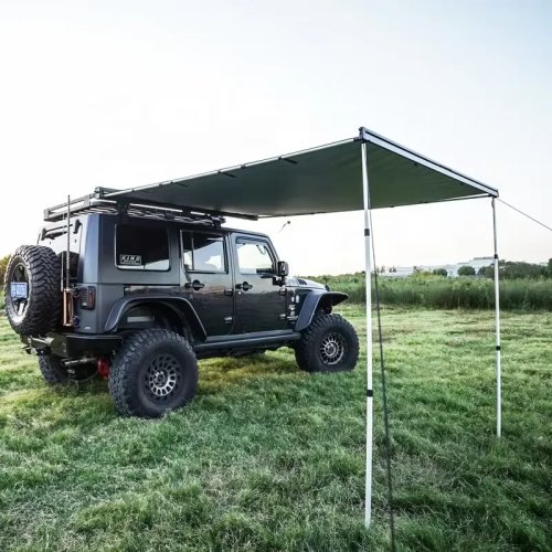 Awnlux Półautomatyczna rozkładana markiza boczna do Jeep SUV Ciężarówka Van 4x4 Pojazd Overland