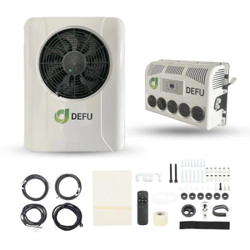 AC Parkir Elektrik 12V/24V untuk Truk, Van & Traktor – Mini AC Kendaraan
