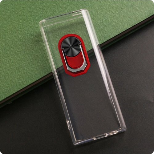 Мягкий силиконовый чехол из TPU с кольцом для пальца для Nokia 108 4G 2024 и HMD 105 4G