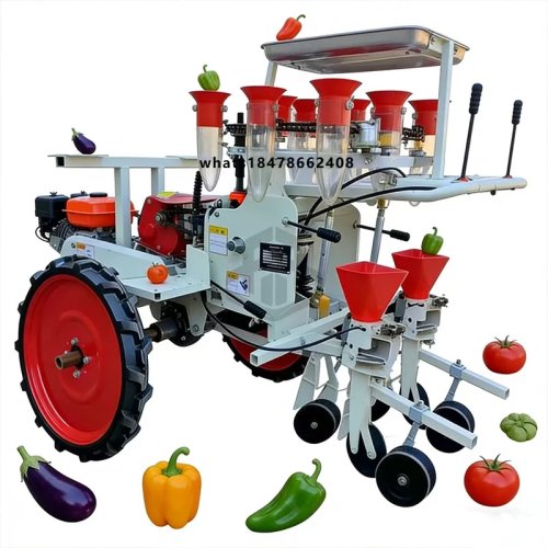 Multifunktionale Gemüsepflanzmaschine, selbstfahrende Landmaschine für Kohl und Tomaten