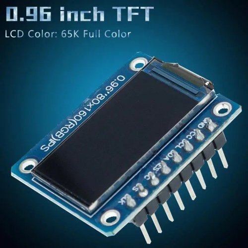0.96인치 IPS LCD TFT 디스플레이 모듈 160x80 HD 65K SPI ST7735S 3.3V 라즈베리 파이 DIY용
