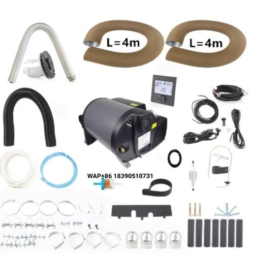 Chauffage combiné air et eau JP 4kW 12V 4E pour camping-car et caravane avec réservoir de 10L - Similaire à Truma