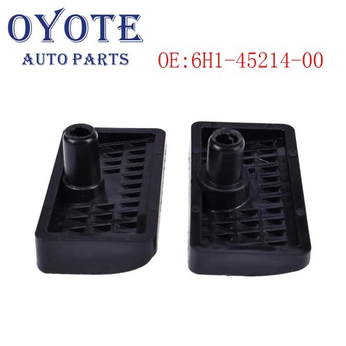 OYOTE 1 Par de Coberturas de Entrada de Água para Motor de Popa Preto Plástico Esquerdo Direito para Yamaha 6H1-45214-00 6H1-45215-00