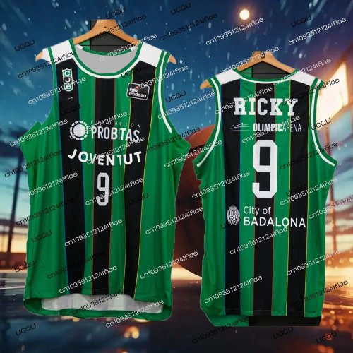 2026 Joventut スペイン バスケットボール ファンユニフォーム – 速乾キッズバスケシャツ セット
