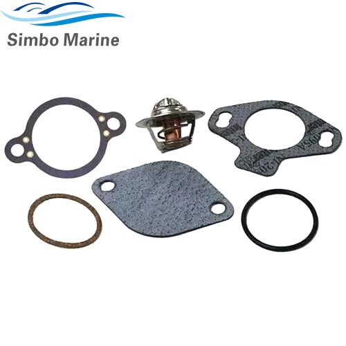 140°F(60°C) 서모스탯 키트 MerCruiser 스턴드라이브 V6 V8 4.3 5.0 5.7 7.4 엔진용 807252Q4 8M0089715 807252T4 807252T7 18-3668