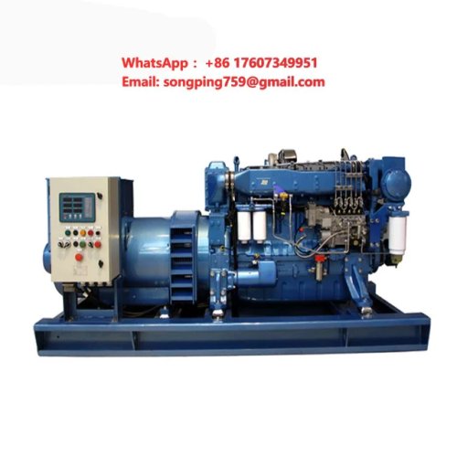 Luftgekühlter Marine-Dieselgenerator 60kW 75kW 100kW für Schiff Boot