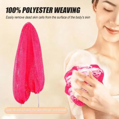 Khăn tắm tẩy da chết Nhật Bản bằng nylon cho cơ thể