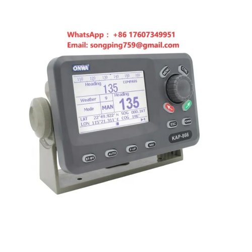 نظام الطيار الآلي البحري KAP-866 مع مستشعر التوجيه KA-GC9A ووحدة التغذية الراجعة للدفة KRF-36