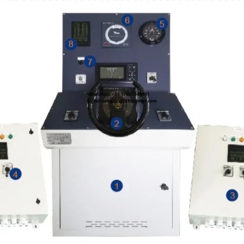 Console del sistema di controllo timone marino