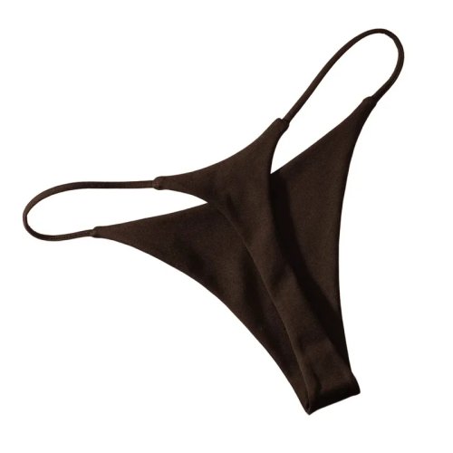 1/2/3/4 Stück Damen Tanga Unterwäsche Baumwolle niedrige Taille sexy nahtlos G-String T-Back Bikini Sport Dessous