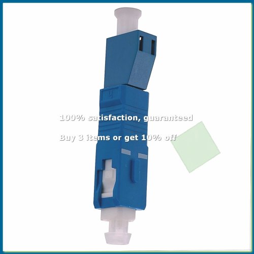 LC-Buchse auf SC-Stecker Hybrid-Flanschadapter Singlemode 9/125 Glasfaser