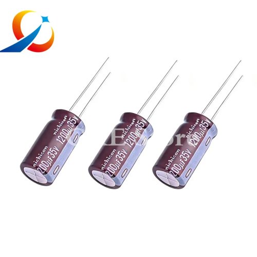 10 Pièces Condensateur Électrolytique Nichicon UPA1V122MHD 1200µF 35V 12.5x25mm Low ESR