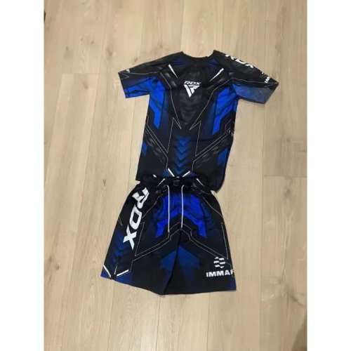 2026 Summer New Boxing Jersey Breathable Short-Sleeve T-Shirt - Casual Round Neck Fan Top for Adults and Kids