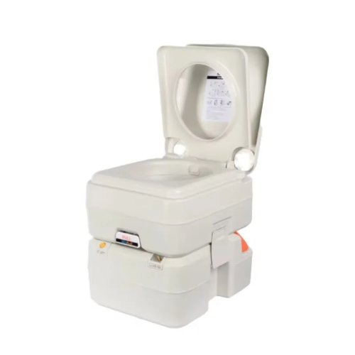 SEAFLO 20L Portable Flushable Toilet – Odor-Resistant for RV, Boat, Car & Camping, Elder-Friendly