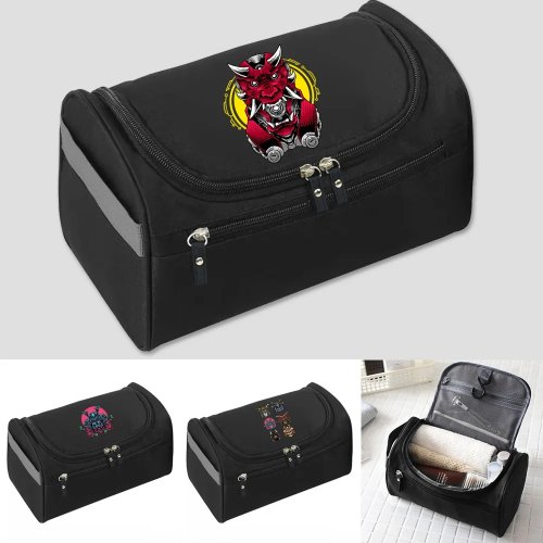Monster make-uptas, hoogwaardige cosmeticatas, waterdichte toilettas organizer, ophangbare wastas voor reizen