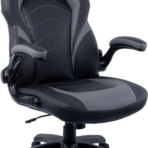 Gaming-Stuhl, höhenverstellbar, drehbar, schwarz