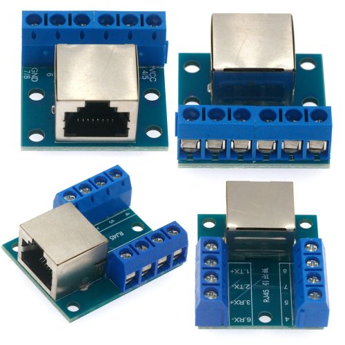 RJ45 Ethernet LAN-Port Breakout-Adapterplatine RJ422/485 Signal-Ausgangsplatine