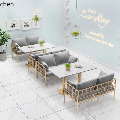 TQH7.2 Commercial Booth Sofa & Table Chair Set for Cafe, Restaurant, Milk Tea & Dessert Shop – Dining Furniture