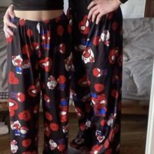 Pantalon de pyjama Hello Kitty fin, été, ample et décontracté, imprimé cartoon, confortable et mignon, pour la maison