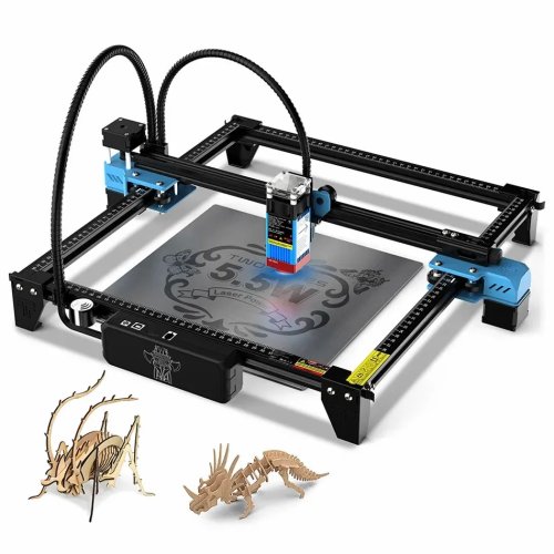 Máy khắc laser diode CO2 Galvo 3D tự động ActionLasers TTS-55 Pro Mini cho gỗ, giấy, cao su, MDF, CNC