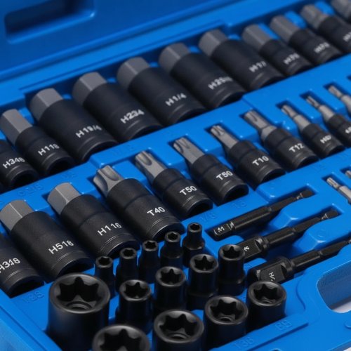 Juego de herramientas de 71 piezas, juego de vasos y puntas de precisión con estuche de almacenamiento, kit de herramientas portátil