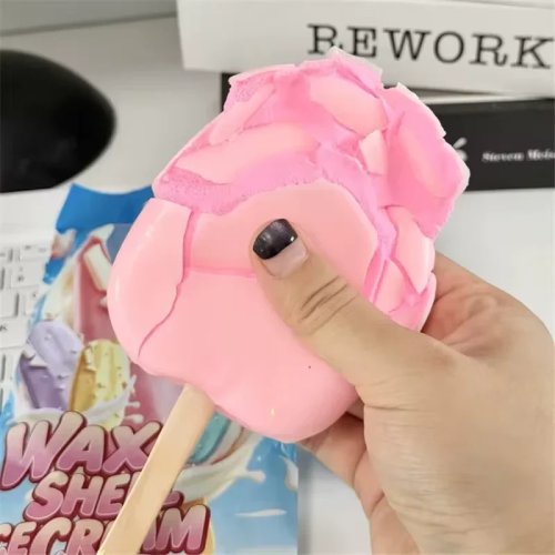 초콜릿 아이스크림 스퀴시 크런치 점토 충전 ASMR 스트레스 해소 피젯 성인용 감각 선물