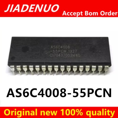 1개 AS6C4008-55PCN AS6C4008-55PC AS6C4008 DIP-32 SRAM 메모리 IC 100% 새 제품
