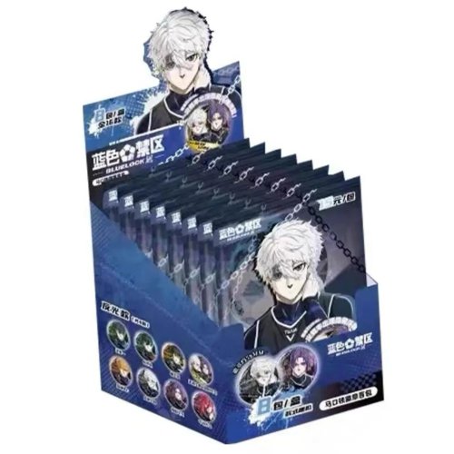 Blue Lock Trading Card & Pin Badge Blind Bag - Nagi Seishiro & Isagi, Anime Verzamelobject, Verrassingscadeau voor Verjaardag voor Fans