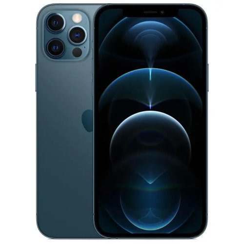 Apple iPhone 12 Pro A2341 128GB أزرق المحيط الهادئ - مفتوح بالكامل، مجدد بحالة ممتازة