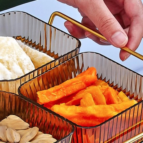 칸막이 서빙 플래터 간식 칩스 조미료 소스용 주방 서빙 트레이