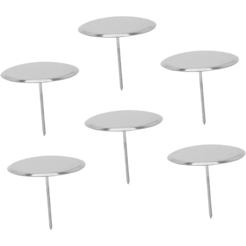 Lot de 6 clous à fleurs en acier inoxydable pour pâtisserie – Outil de décoration de gâteaux pour fleurs en glaçage