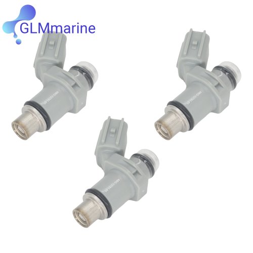 3x Injetores de combustível 4 furos para motor fora de borda Yamaha F 30HP 40HP 4 tempos 6BG-13761-00 6BG1376100 WSM 610-304