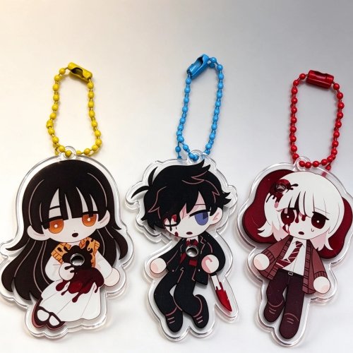 Saihate Station Twilight Railway acryl sleutelhanger Haru Akinashi Shion Tatsunami Aoi Tenjiku, otaku tashanger, cosplay telefoonkoord