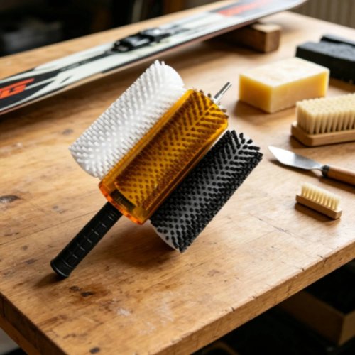 Brosse à Cire Rouleau Cylindrique - Poils de Cheval, Nylon et Cuivre, Facile à Utiliser, Applicateur de Cire Polyvalent et Durable