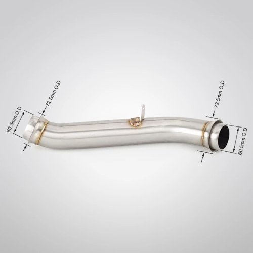 Silencieux d'échappement slip-on avec tube de liaison central pour KTM Superduke 1290 R 2014-2016