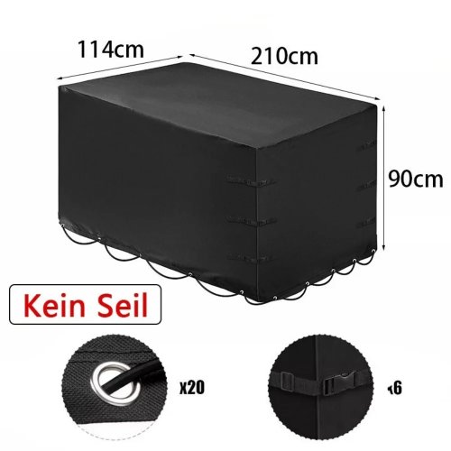 防水トレーラーカバー STEMA OPTI AN F 750 850用 210x114x90cm 600D PVC