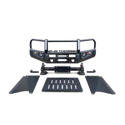 Defensa Delantera de Acero Bodykit para Toyota Land Cruiser Prado 150 (FJ150) - 4x4 Offroad, Recortes para Luces Antiniebla
