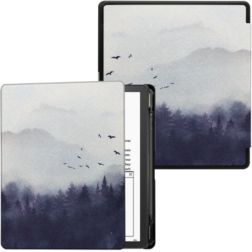 Hoes voor Kindle Scribe 10,2" (2022) - PU-lederen cover met automatisch slapen/wekken en pennenhoudet