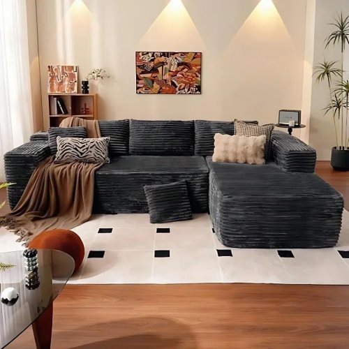 Modulares Baumwollsofa im Vakuumpack – Tofu-Block-Kombination für kleine Wohnzimmer und Apartments