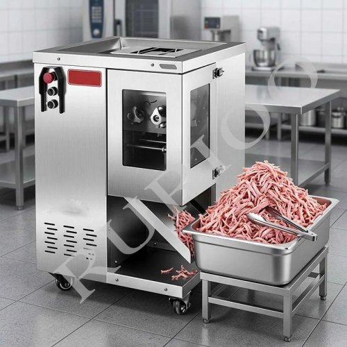 Mesin Pencabik Daging Segar Komersial, Pemotong Daging Otomatis Multifungsi untuk Suwir & Iris